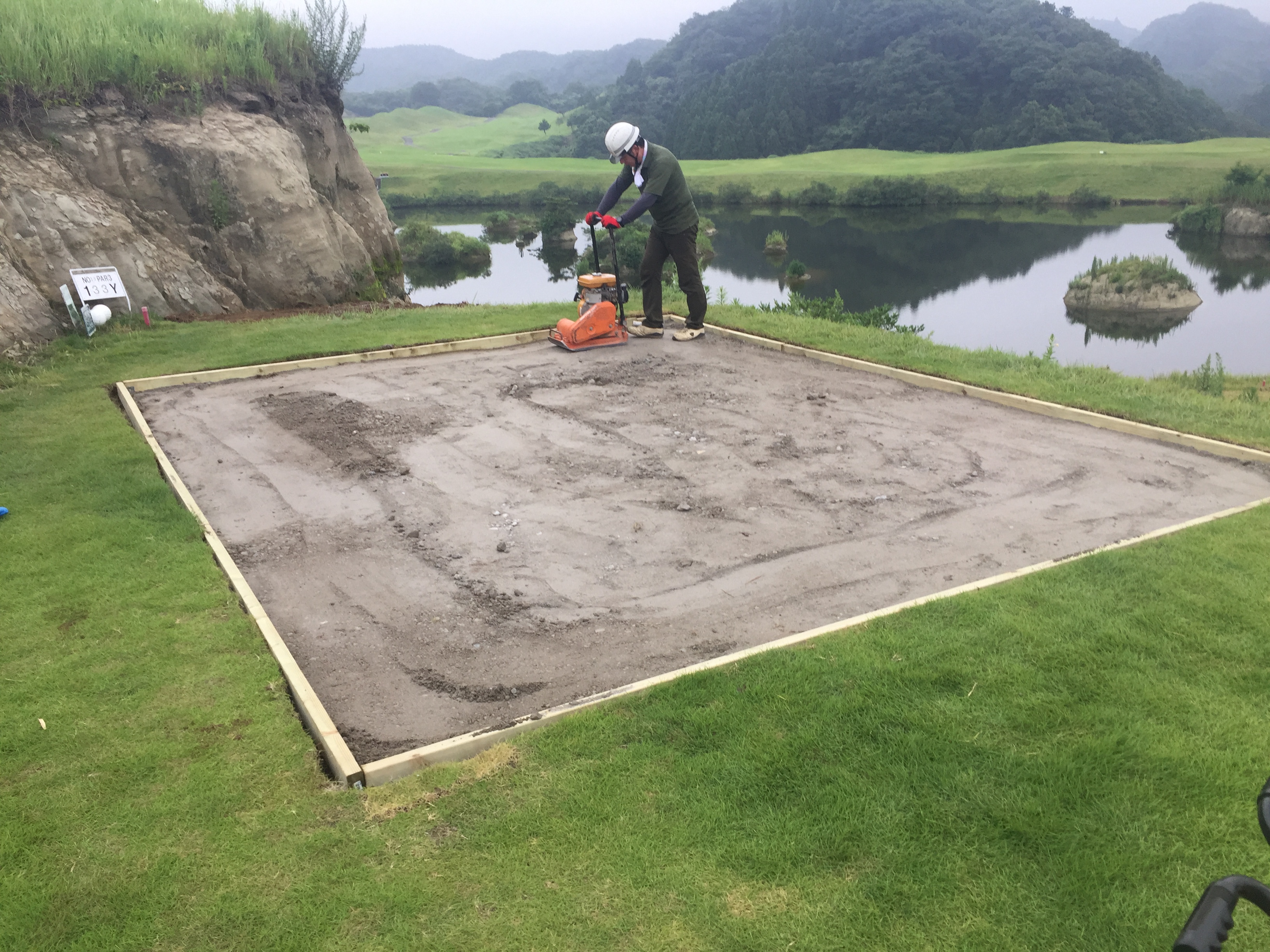 施工事例人工芝設置工事の写真